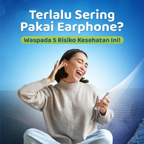 risiko pakai earphone